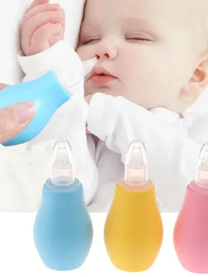 Silicone Baby Safety Nose Cleaner Vacuum Suction